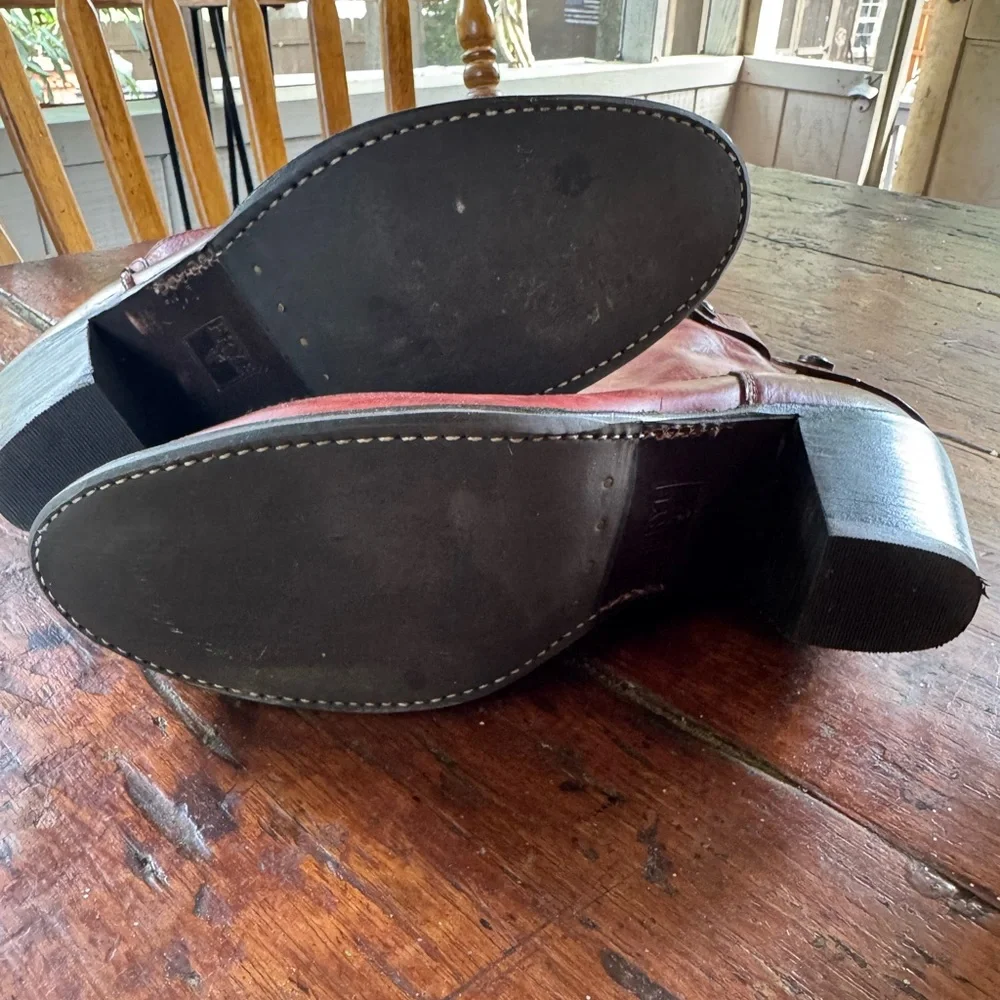 Frye Jackie heeled short boots size 8 - Picture 8 of 8